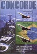 Sierra Leone 2004 Last Flight of Concorde/ Aircraft/ Planes/ Aviation/ Transport 3v m/s (n11210)
