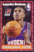 Sierra Leone 2004 Leandro Barbosa/ Basketball/ Sports/ Games/ Sportsmen/ People 1v (s1782g)