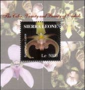 Sierra Leone 2004 ORCHIDS/ Flowers/ Plants/ Nature/ Orchid 1v m/s (n13288b)