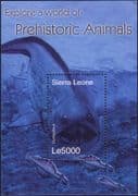 Sierra Leone 2004 Prehistoric Animals/ Dinosaurs/ Wildlife/ Nature 1v m/s (b5640c)