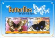 Sierra Leone 2010 Butterflies/ Insects/ Nature/ Butterfly/ Conservation 2v m/s (b9909)