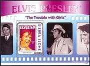 Sierra Leone 2010 Elvis Presley / Music / Films / Cinema / People / Movies 1v m / s (n40884)