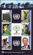Sierra Leone 2011 International Forests Year/ Trees/ Frogs/ Birds 6v m/s (n41339h)