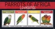 Sierra Leone 2013 Parrots of Africa/ Lovebirds/ Birds/ Nature/ Wildlife 4v m/s (b5069r)
