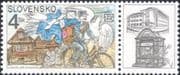 Slovakia 1998 Stamp Day/ Postman/ Cycling/ Bike/ Bicycle/ Transport 1v + lbl (n46634)