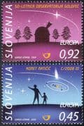 Slovenia 2009 Europa/ Astronomy/ Observatory/ Stars/ Planets/ Observatory/ Space 2v set (n44406)