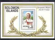Solomons 1992 Jacob Vouza / War Heroes / Military / People / Medals 1v m / s (s4195a)