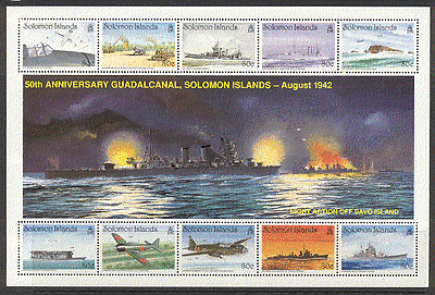 Solomons 1992 Military Aviation / Planes / Navy / Ships / WWII / War / Battle 10v m / s s4193