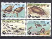 Solomons 1997 TURTLES / Marine / Wildlife 4v set (n13359)