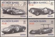 Solomons 1999 Enzo Ferrari/ Racing Cars/ GP/ F1/ Grand Prix/ Transport/ People 4v set (n40088e)