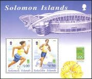 Solomons 2000 Olympics/ Sports/ Olympic Games/ Running/ Athletes/ StampEx 2v m/s (n14484)
