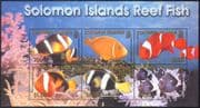 Solomons 2001 Reef Fish/ Marine/ Nature/ Conservation/ Environment 6v m/s (b6391)