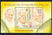 Solomons 2004 Pope John Paul II / Visit / Religion / People 2v m / s (n32904)