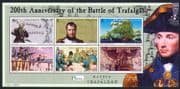 Solomons 2005 Battle of Trafalgar/ Nelson/ Navy/ Ships/ Military/ Bonaparte/ Maps 6v m/s (n32895)