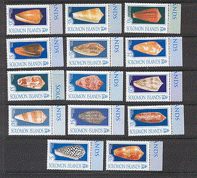 Solomons 2006 Sea Shells / Nature / Marine / Seashells / Defins 14v set (n16991)