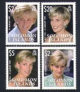 Solomons 2007 Royals / Royalty / Princess Diana / People 4v set (n33233)