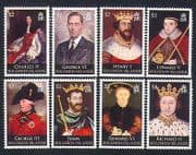 Solomons 2010 Kings of England / Royalty / People 8v set (n33241)