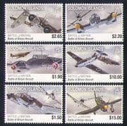 Solomons 2010 RAF/ Airforce/ Aviation/ Planes/ Aircraft/ Spitfire/ Transport 6v set (n32911a)