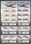 Solomons 2010 RAF/vAirforce/ Aviation/v Planes/ Aircraft/ Spitfire/ Transport 6 x 6v shts (n32911)