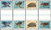 Solomons - Solomon Islands 1983 Turtles/ Marine/ Wildlife/ Animals/ Nature/ Environment/ Conservation 4v set gutter prs (n45164)