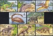 Solomons - Solomon Islands 2006 Dinosaurs/ Prehistoric/ Reptiles/ Animals/ Nature 8v set (n16466)