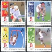 Solomons - Solomon Islands 2008 Olympics/ Sports/ Games/ Table Tennis/ Hockey/ Athletics 4v set (n32901)
