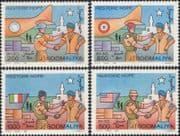 Somalia 1993 United Nations/ UN/ Welfare/ Aid/ Planes/ Ships/ Transport 4v set (5301h)