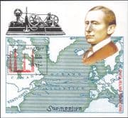 Somalia 2002 Marconi/ Radio/ People/ Inventors/ Communication/ Maps 1v m/s (b5301c)