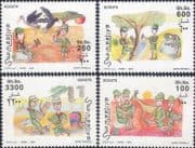 Somalia 2003 Scouts/ Girl Scout/ Scouting/ Camping/ Animation 4v set (b5844x)