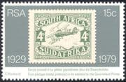 South Africa 1979 Plane/ Aircraft/ Aviation/ Stamp on Stamp/ S-on-S 1v (n19269)