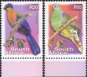 South Africa 2000 (2001) Birds/ Pigeon/ Lourie/ Turaco/ Nature/ Wildlife 2v set (n20545)