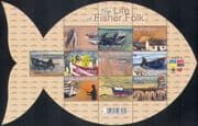 South Africa 2010 Fisher Folk/ Fishing/ People/ Boats/ Commerce/ Transport 10v sht (n34573)