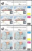South Africa/RSA 1991 Antarctic/ Ship/ Penguins/ Maps/ Birds/ Polar/ Nature 2v c/bs (b1309)