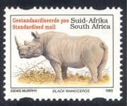 South Africa/RSA 1993 Animals/ Rhinoceros /Rhino/ Wildlife 1996 rpnt 1v (za10018)