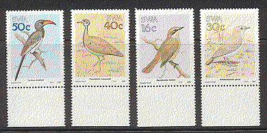 South West Africa 1988 Birds set ref:s4136