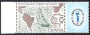 Spain 1977 Ship / Sail / Sailing / Boats / Nautical / Transport / Maps / StampEx 1v (n39386)
