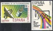 Spain 1979 Communications/ Telecomms/ Satellite/ Space/ Radio Dish Aerial 2v set (n41811)