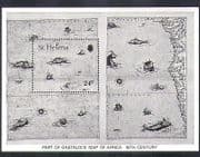 St Helena 1981 Gastaldi/Explorers/Maps/Atlas /Charts/Exploration 1v m/s n37302