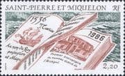 St Pierre et Miquelon 1986 Discovery of SPM/ New Constitution/ Politics 1v (n46729)