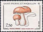 St Pierre & Miquelon 1988 Fungi/ Mushrooms/ Nature/ Plants 1v (n45887)