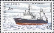 St Pierre & Miquelon 1988 Trawlers/ Ships/ Boats/ Transport/ Fishing 1v (n45890)