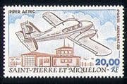St Pierre & Miquelon 1989 Aviation / Plane 1v (n30576)