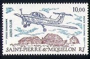 St Pierre & Miquelon 1991 Aviation / Plane 1v (n30577)