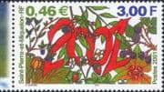 St Pierre & Miquelon 2000 New Millenium/ Flower/ Fruit/ "2001"/ Animation 1v (n45881)