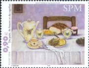 St Pierre & Miquelon 2004 F Langlois/ Artists/ Art/ Painting/ Bread/ Food 1v (n46731)