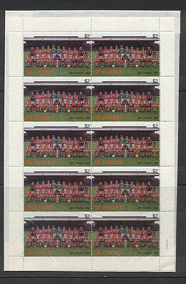 St Vincent 1987 FOOTBALL / Sport / Arsenal / Soccer sht s5495