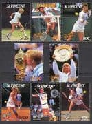 St Vincent 1987 Tennis / Sport / People / Wimbledon 8v n27152