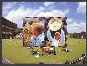 St Vincent 1987 Tennis  /  Sport  /  Wimbledon 2v m  /  s (n27153)