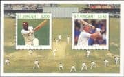 St Vincent 1988 Cricketers/ Cricket/ Sports/ Games/ Sportsmen/ People 2v m/s (s1693m)