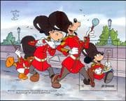 St Vincent 1990 Disney/ Mickey/ Goofy/ Soldiers/ Cartoons/ StampEx/ Music 1v m/s (ad1076)